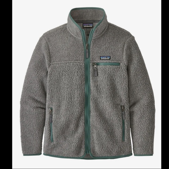 Patagonia Women's Retro Pile Fleece Jacket Salt Gray Medium - Picture 3 of 11